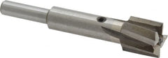 Value Collection - 9/16" Diam, 1/4" Shank, Diam, 4 Flutes, Straight Shank, Interchangeable Pilot Counterbore - Caliber Tooling