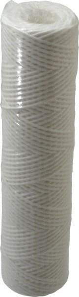 Parker - 2-1/2" OD, 10µ, Polyester String-Wound Cartridge Filter - 10" Long - Caliber Tooling