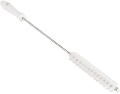 Vikan - 3/4" Diam Polyester Valve Brush - 19-5/8" OAL, 5-3/4" Head Length, Polypropylene & Stainless Steel Handle - Caliber Tooling