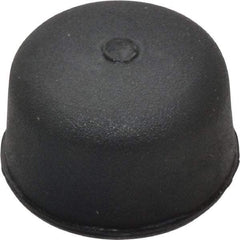 De-Sta-Co - 0.752" Max Diam, 5/16-18 Thread, Neoprene, Slip On, Round End, Clamp Spindle Assembly Replacement Cap - For 5/16" Diam Hex Head Spindle, 1/2" OAL, 0.3150" Hole Diam - Caliber Tooling