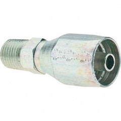 Eaton - 1/4-18 NPT, Reusable Hose Male Fitting - 5/16" Hose ID - Caliber Tooling