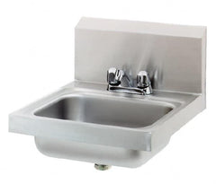 Eagle MHC - 13-1/2" Long x 9-3/4" Wide Inside, 1 Compartment, Stainless Steel Stainless Steel Hand Sink - 20 Gauge, 18-7/8" Long x 16-1/2" Wide x 14-1/4" High Outside, 6-3/4" Deep - Caliber Tooling