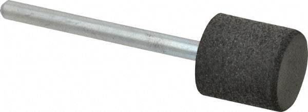 Cratex - 1/2" Max Diam x 1/2" Thick, Shape Code W185, Rubberized Point - Medium Grade, Aluminum Oxide, Mounted - Caliber Tooling