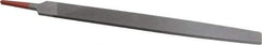 Simonds File - 12" Long, Second Cut, Flat American-Pattern File - Double Cut, Tang - Caliber Tooling