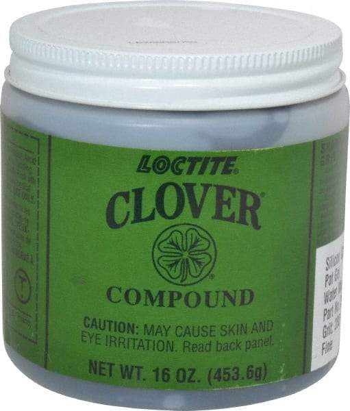 Loctite - 1 Lb Water Soluble Compound - Compound Grade Extra Fine, 280 Grit, Black & Gray, Use on General Purpose - Caliber Tooling