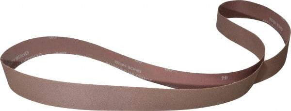 Norton - 1-1/2" Wide x 60" OAL, 80 Grit, Aluminum Oxide Abrasive Belt - Aluminum Oxide, Medium, Coated, X Weighted Cloth Backing, Series R228 - Caliber Tooling