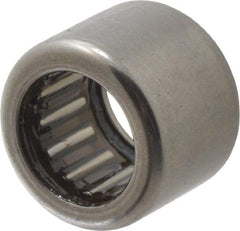 INA Bearing - 0.472" Bore Diam, 1,460 Lb. Dynamic Capacity, 12 x 18 x 14mm, Caged, Single Seal, Open End, Shell Needle Roller Bearing - 0.709" Outside Diam, 0.551" Wide - Caliber Tooling