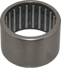 IKO - 1-1/4" Bore Diam, 6,100 Lb. Dynamic Capacity, 1-1/4 x 1-1/2 x 1", Caged, Open End, Shell Needle Roller Bearing - 1-1/2" Outside Diam, 1" Wide - Caliber Tooling