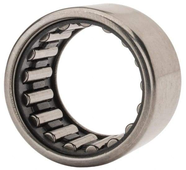 IKO - 11/16" Bore Diam, 2,900 Lb. Dynamic Capacity, 11/16 x 9/16 x 5/8", Caged, Shell Needle Roller Bearing - Heavy Section, 15/16" Outside Diam, 5/8" Wide - Caliber Tooling