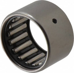 IKO - 7/8" Bore Diam, 4,400 Lb. Dynamic Capacity, 7/8 x 1-3/16 x 3/4", Caged, Shell Needle Roller Bearing - Heavy Section, 1-3/16" Outside Diam, 3/4" Wide - Caliber Tooling