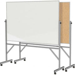 Ghent - Whiteboards & Magnetic Dry Erase Boards Type: Reversible Dry Erase/Corkboard Height (Inch): 78-1/8 - Caliber Tooling