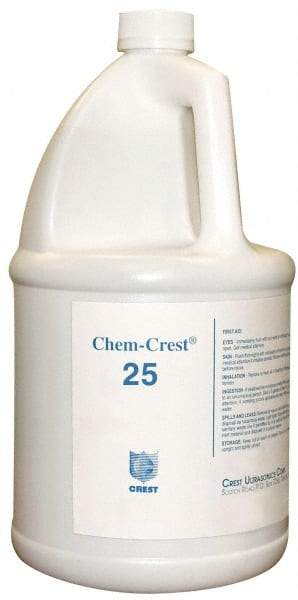 CREST ULTRASONIC - 1 Gal Bottle Ultrasonic Cleaner - Solvent-Based - Caliber Tooling