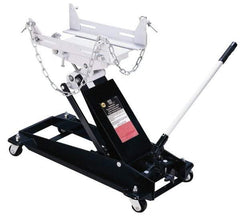 Omega Lift Equipment - 1,100 Lb Capacity Transmission Jack - 8-1/2 to 24-3/4" High, 15" Chassis Width x 31-1/8" Chassis Length - Caliber Tooling