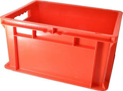 SSI Schaefer - 0.71 Cu Ft, 55 Lb Load Capacity Red Polypropylene Tote Container - Stacking, 15.8" Long x 11.9" Wide x 8.7" High - Caliber Tooling