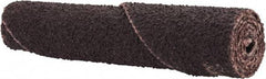 Merit Abrasives - 3/8" Max Roll Diam x 2" OAL, 80 Grit Aluminum Oxide Straight Cartridge Roll - 1/8" Pilot Hole Diam, Medium Grade - Caliber Tooling