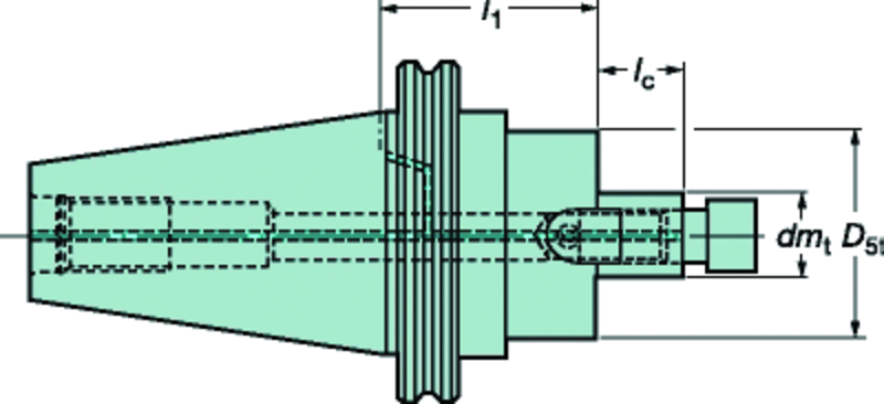 AA3B055032089 SOLID HOLDER - Caliber Tooling