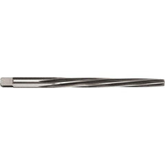 Union Butterfield - #10 Pin, 0.7216" Diam, 0.5799" Small End, 5/8" Diam Straight Shank, 6-13/16" Flute, Taper Pin Reamer - Caliber Tooling