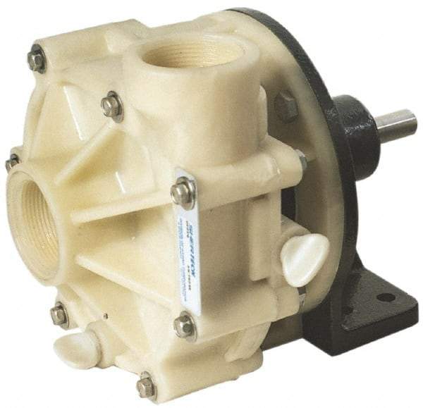 Pentair - 3/4 HP, Corrosion Resistant Pump - 1-1/2 Inlet Size, 1-1/2 Outlet Size, Polypropylene - Caliber Tooling