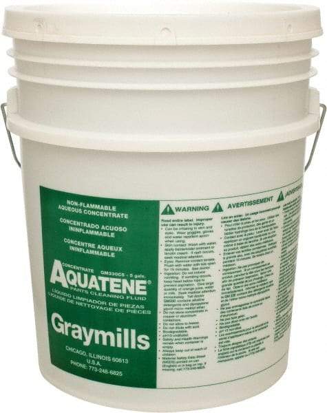 Graymills - 5 Gal Pail Parts Washer Fluid - Water-Based - Caliber Tooling