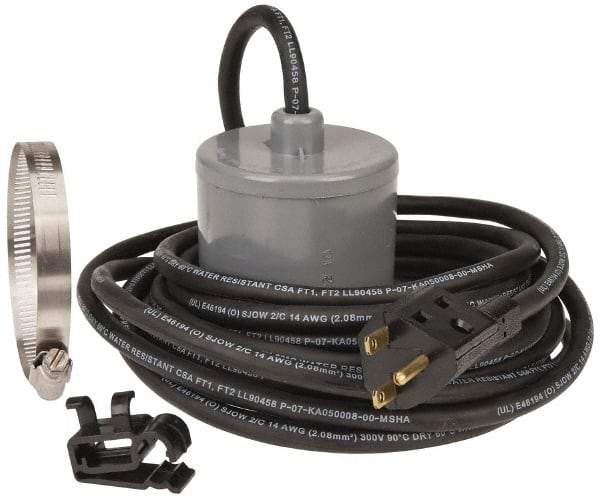 Berkeley - 230 AC Volt, Sump, Sew and Eff, Float Switch - 20 Ft. Cord Length, 2 HP, PVC - Caliber Tooling