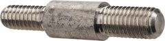 Schaefer Brush - 1-1/2" Long, 12-24 Male, Aluminum Adapter - 1/4" Diam, 1/4-28 Male, For Use with Steel Rods - Caliber Tooling