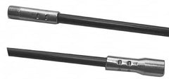 Schaefer Brush - 72" Long, 1/4" NPSM Female, Fiberglass Brush Handle Extension - 0.35" Diam, 1/4" NPSM Male, For Use with Tube Brushes & Scrapers - Caliber Tooling