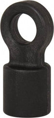 Schaefer Brush - 2" Long, 3/8" NPT Female, Aluminum Pull Ring - 1-1/4" Diam, For Use with Tube Brushes & Scrapers - Caliber Tooling