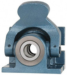 Interstate - Series 5C, Horizontal/Vertical Standard Collet Holding Fixture - Manually Activated, 4-1/2" Base Diam Width, 4" High - Caliber Tooling