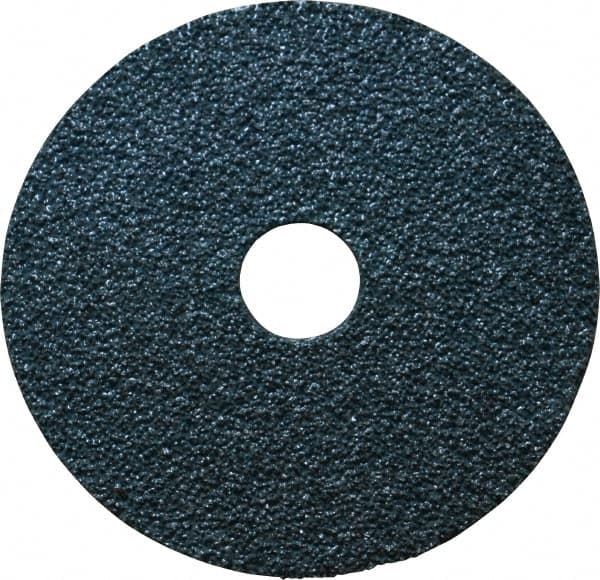 Tru-Maxx - 4-1/2" Diam 7/8" Hole 24 Grit Fiber Disc - Very Coarse Grade, Zirconia Alumina, 13,000 Max RPM - Caliber Tooling