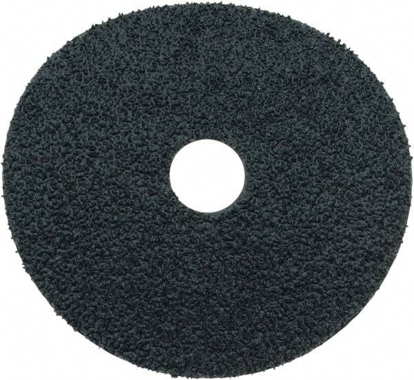 Tru-Maxx - 5" Diam 7/8" Hole 24 Grit Fiber Disc - Very Coarse Grade, Zirconia Alumina, 13,000 Max RPM - Caliber Tooling