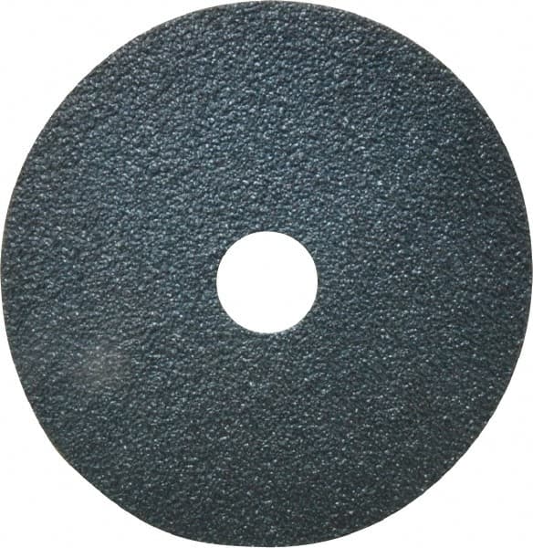 Tru-Maxx - 5" Diam 7/8" Hole 50 Grit Fiber Disc - Coarse Grade, Zirconia Alumina, 13,000 Max RPM - Caliber Tooling