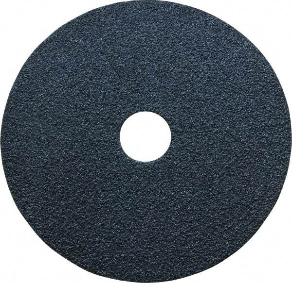 Tru-Maxx - 5" Diam 7/8" Hole 60 Grit Fiber Disc - Medium Grade, Zirconia Alumina, 13,000 Max RPM - Caliber Tooling