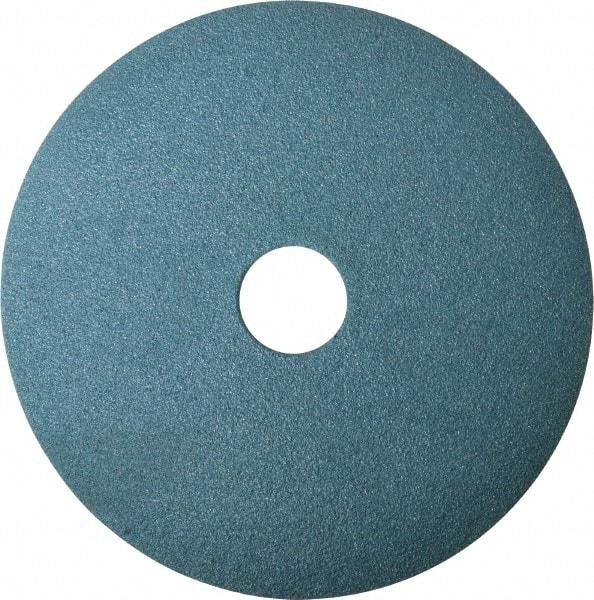 Tru-Maxx - 5" Diam 7/8" Hole 100 Grit Fiber Disc - Fine Grade, Zirconia Alumina, 13,000 Max RPM - Caliber Tooling