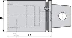 Kennametal - KM63XMZ, 3.15 Inch Long, Modular Tool Holding Extension - 2.48 Inch Body Diameter x 4.725 Inch Overall Length - Exact Industrial Supply