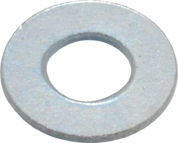 Value Collection - M2.5 Screw, Grade 8 Steel Standard Flat Washer - 2.7mm ID x 6mm OD, 0.5mm Thick, Zinc-Plated Finish - Caliber Tooling