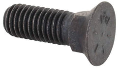 Value Collection - 1/2-13 UNC, 1-1/2" OAL, Alloy Steel Plow Bolt - Uncoated, Grade 8 - Caliber Tooling