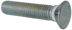 Value Collection - 5/8-11 UNC, 3" OAL, Steel Plow Bolt - Zinc-Plated Finish, Grade 5 - Caliber Tooling