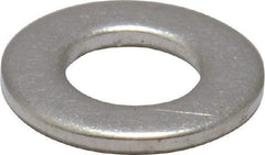 Value Collection - #6 Screw, Grade 316 Stainless Steel Standard Flat Washer - 9/64" ID x 3/8" OD, 0.031" Thick, Plain Finish - Caliber Tooling