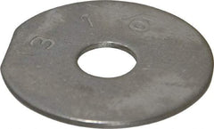 Value Collection - 3/8" Screw, Grade 316 Stainless Steel Fender Flat Washer - 0.399" ID x 1-1/2" OD, 0.069" Thick, Plain Finish - Caliber Tooling