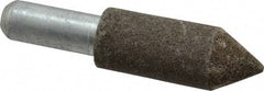 Grier Abrasives - 3/4" Diam 150 Grit 60° Included Angle Center Lap - Aluminum Oxide, Very Fine Grade, Extra Hard Density, Shank Mounted