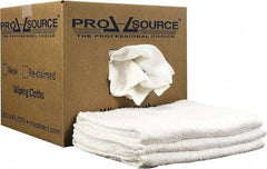 PRO-SOURCE - 40 Inch Long Virgin Terry Cotton Towels - White, Terry Cloth, Low Lint, Box - Caliber Tooling