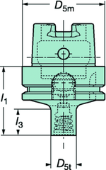 392410EH5012050 COROMILL EH HOLDER - Caliber Tooling