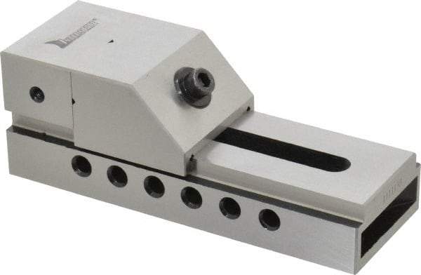 Interstate - 2" Jaw Width, 2-1/2" Jaw Opening Capacity, 1" Jaw Height, Toolmaker's Vise - Flat Jaw, 0.0002" Parallelism, 0.0002" Squareness, 5-1/2" OAL x 1-31/32" OAH - Caliber Tooling