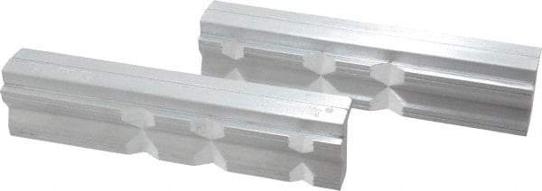 Wilton - 5" Jaw Width, Aluminum, Vise Jaw Cap - Magnetic Attachment - Caliber Tooling