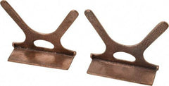 Wilton - 3-1/2" Jaw Width, Copper, Vise Jaw Cap - Caliber Tooling