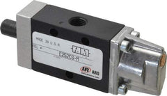 ARO/Ingersoll-Rand - 3 Way Valve For Air Equipment - 1/4 NPT Inlet, 1/4 NPT Outlet, Cam Stem/Spring Actuator, 0.7 CV Rate - Caliber Tooling