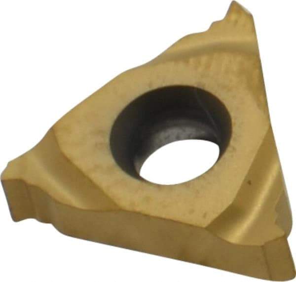 Seco - 16NR Internal Right Hand 16 UN Laydown Threading Insert - Grade CP500, TiAlN/TiN Coated Carbide - Caliber Tooling