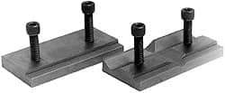 Cardinal Tool - 4" Wide x 1.5mm High, Step Vise Jaw - Hard, Steel, Fixed Jaw, Compatible with 4" Vises - Caliber Tooling