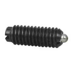 Gibraltar - 8-36, 7/16" Thread Length, 0.052" Plunger Projection, Steel Threaded Spring Plunger - 0.07" Max Plunger Diam, 0.437" Plunger Length, 0.5 Lb Init End Force, 1.5 Lb Final End Force - Caliber Tooling