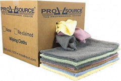 PRO-SOURCE - Virgin Cotton Car Wash Towels - Assorted Colors, Terry Cloth, Low Lint, 10 Lbs. at 2 to 4 per Pound, Box - Caliber Tooling